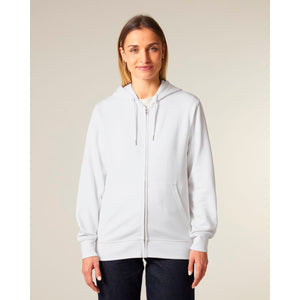 Felpa Con Cappuccio E Zip Unisex In French Terry Connector 2.0 - personalizzabile con logo