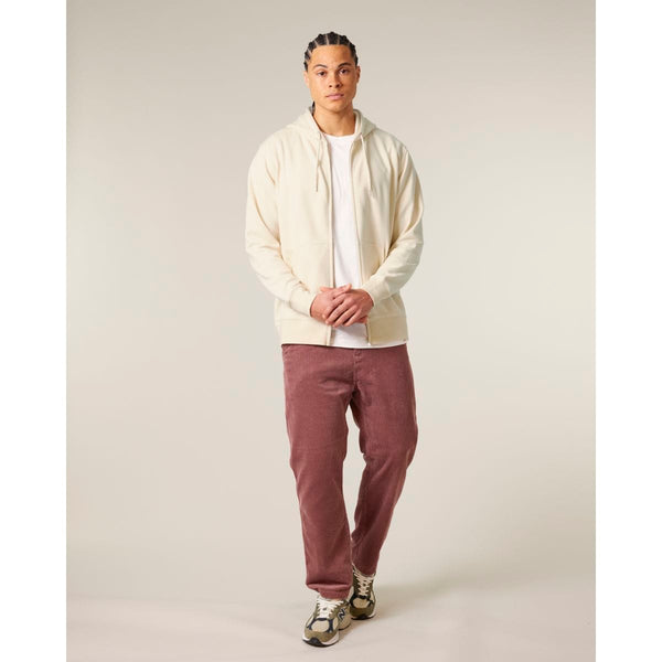 Felpa Con Cappuccio E Zip Unisex In French Terry Connector 2.0 natural / XXS - personalizzabile con logo