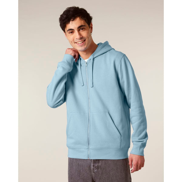 Felpa Con Cappuccio E Zip Unisex Mixer azzurro / XXS - personalizzabile con logo