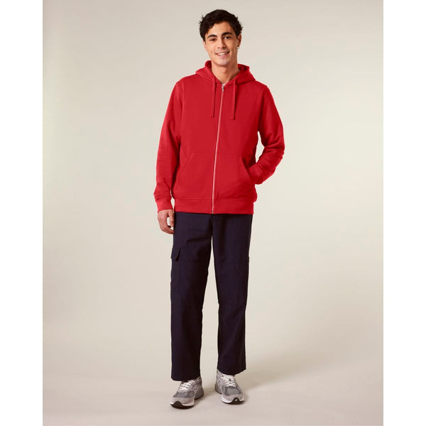 Felpa Con Cappuccio E Zip Unisex Mixer rosso / XXS - personalizzabile con logo