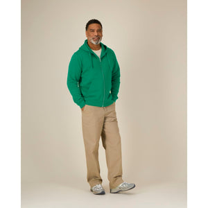 Felpa Con Cappuccio E Zip Unisex Mixer verde / XXS - personalizzabile con logo