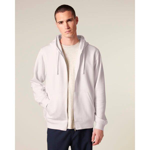 Felpa Con Cappuccio E Zip Unisex Mixer vintage white / XXS - personalizzabile con logo