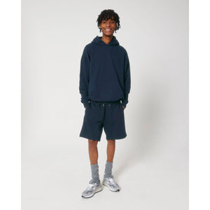 Felpa Con Cappuccio Unisex Boxy Al Tocco Secco Cooper Dry blu navy / XS - personalizzabile con logo