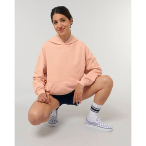 Felpa Con Cappuccio Unisex Boxy Al Tocco Secco Cooper Dry - personalizzabile con logo