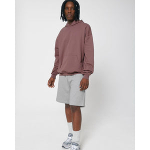Felpa Con Cappuccio Unisex Boxy Al Tocco Secco Cooper Dry marrone / XS - personalizzabile con logo
