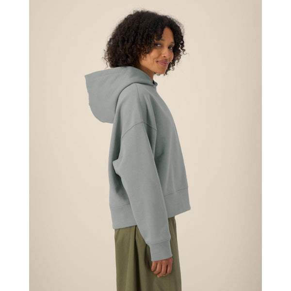 Felpa Con Cappuccio Unisex Boxy In Cotone Riciclato Voicer - personalizzabile con logo