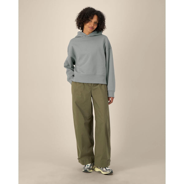 Felpa Con Cappuccio Unisex Boxy In Cotone Riciclato Voicer - personalizzabile con logo