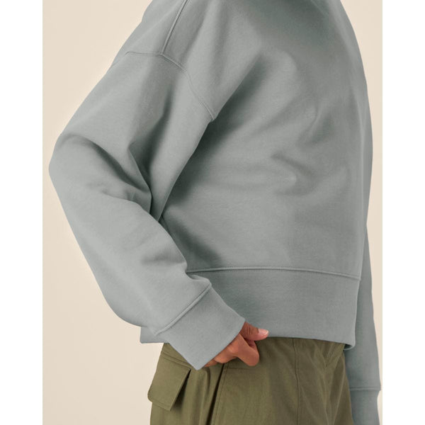 Felpa Con Cappuccio Unisex Boxy In Cotone Riciclato Voicer - personalizzabile con logo