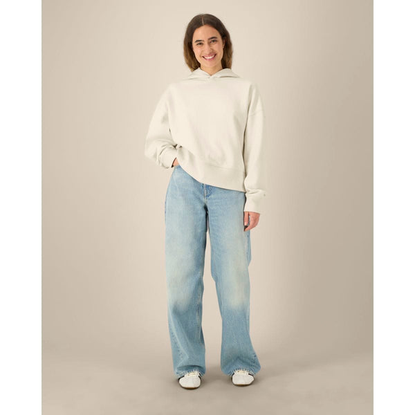 Felpa Con Cappuccio Unisex Boxy In Cotone Riciclato Voicer - personalizzabile con logo
