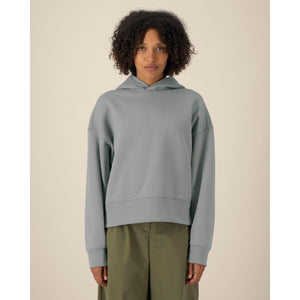 Felpa Con Cappuccio Unisex Boxy In Cotone Riciclato Voicer - personalizzabile con logo