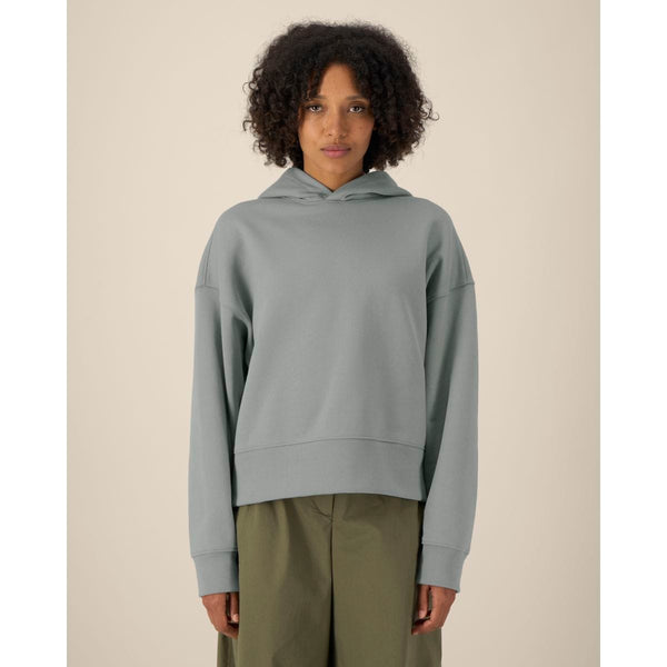 Felpa Con Cappuccio Unisex Boxy In Cotone Riciclato Voicer - personalizzabile con logo