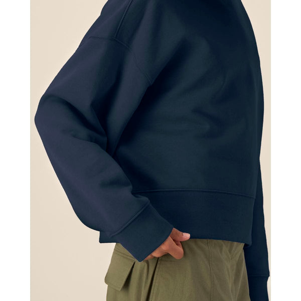 Felpa Con Cappuccio Unisex Boxy In Cotone Riciclato Voicer - personalizzabile con logo