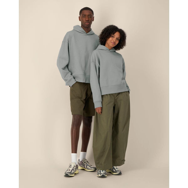 Felpa Con Cappuccio Unisex Boxy In Cotone Riciclato Voicer - personalizzabile con logo