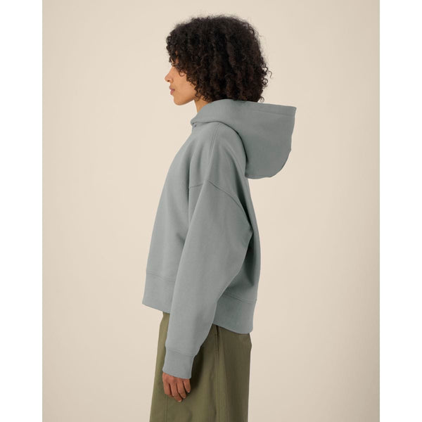 Felpa Con Cappuccio Unisex Boxy In Cotone Riciclato Voicer - personalizzabile con logo