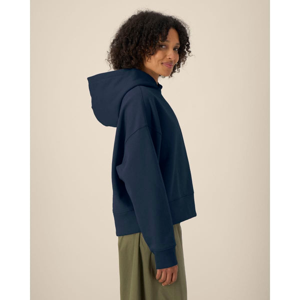 Felpa Con Cappuccio Unisex Boxy In Cotone Riciclato Voicer - personalizzabile con logo