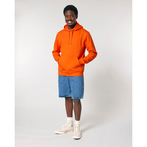 Felpa Con Cappuccio Unisex Drummer 2.0 arancione / XS - personalizzabile con logo