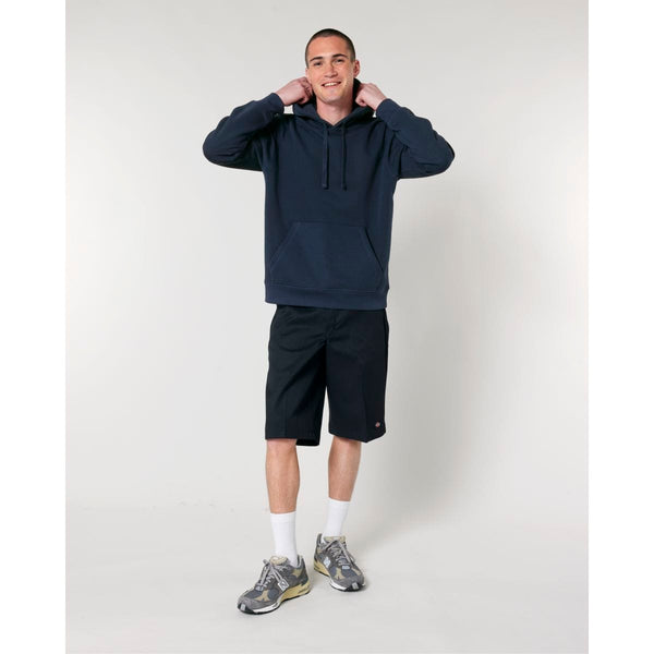 Felpa Con Cappuccio Unisex Drummer 2.0 blu navy / XS - personalizzabile con logo