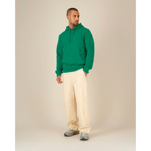 Felpa Con Cappuccio Unisex Drummer 2.0 verde / XS - personalizzabile con logo