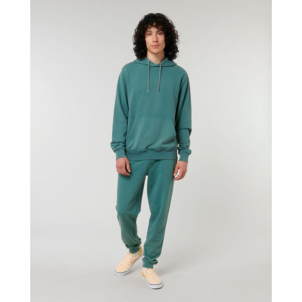 Felpa Con Cappuccio Unisex Garment Dyed In French Terry Archer Vintage g. dyed hydro / XXS - personalizzabile con logo