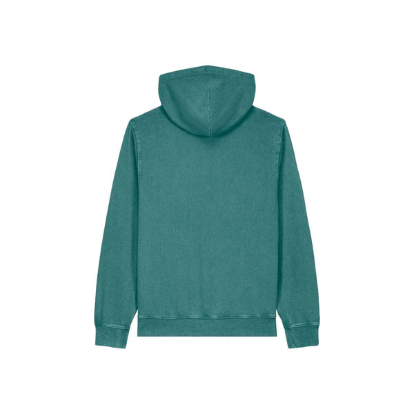 Felpa Con Cappuccio Unisex Garment Dyed In French Terry Archer Vintage - personalizzabile con logo