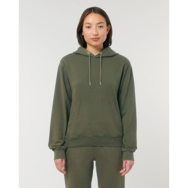 Felpa Con Cappuccio Unisex Garment Dyed In French Terry Archer Vintage - personalizzabile con logo