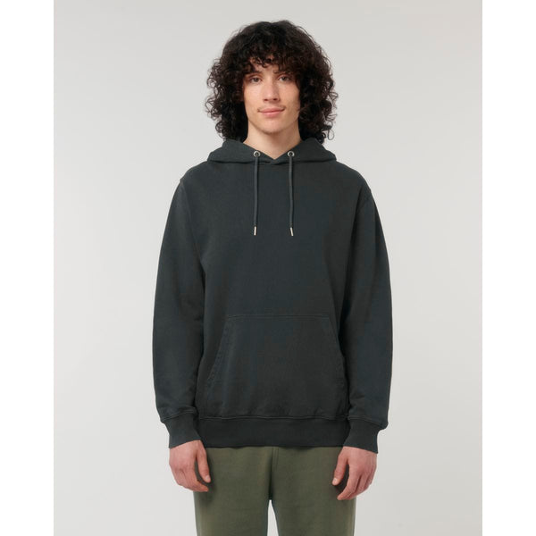 Felpa Con Cappuccio Unisex Garment Dyed In French Terry Archer Vintage - personalizzabile con logo