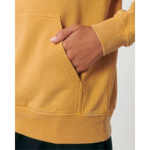 Felpa Con Cappuccio Unisex Garment Dyed In French Terry Archer Vintage - personalizzabile con logo