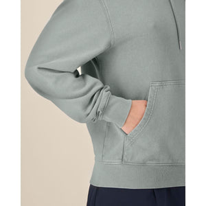 Felpa Con Cappuccio Unisex Garment Dyed In French Terry Archer Vintage - personalizzabile con logo