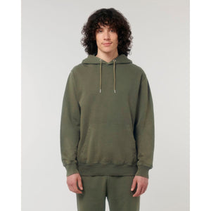 Felpa Con Cappuccio Unisex Garment Dyed In French Terry Archer Vintage - personalizzabile con logo