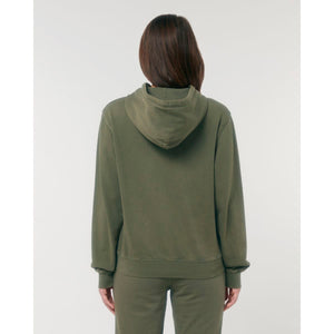 Felpa Con Cappuccio Unisex Garment Dyed In French Terry Archer Vintage - personalizzabile con logo