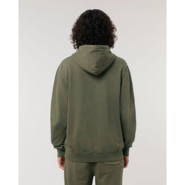 Felpa Con Cappuccio Unisex Garment Dyed In French Terry Archer Vintage - personalizzabile con logo