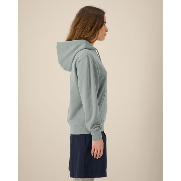 Felpa Con Cappuccio Unisex Garment Dyed In French Terry Archer Vintage - personalizzabile con logo
