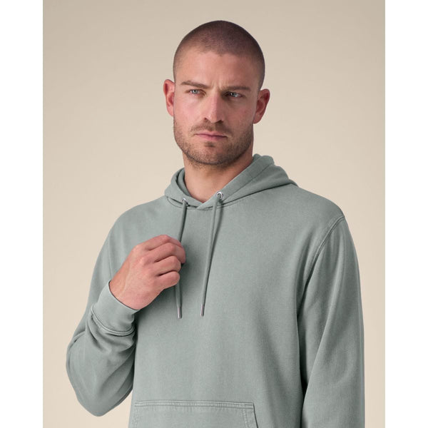 Felpa Con Cappuccio Unisex Garment Dyed In French Terry Archer Vintage - personalizzabile con logo