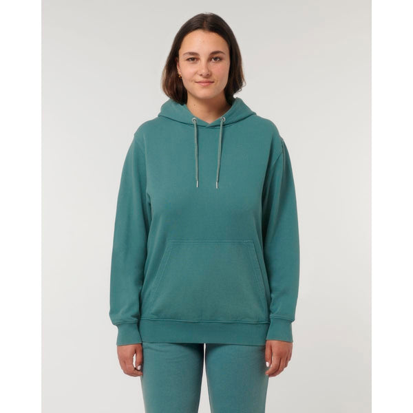 Felpa Con Cappuccio Unisex Garment Dyed In French Terry Archer Vintage - personalizzabile con logo