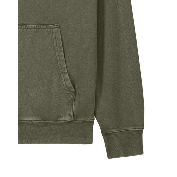 Felpa Con Cappuccio Unisex Garment Dyed In French Terry Archer Vintage - personalizzabile con logo