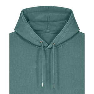 Felpa Con Cappuccio Unisex Garment Dyed In French Terry Archer Vintage - personalizzabile con logo