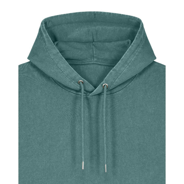 Felpa Con Cappuccio Unisex Garment Dyed In French Terry Archer Vintage - personalizzabile con logo