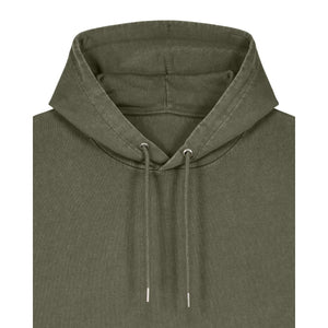 Felpa Con Cappuccio Unisex Garment Dyed In French Terry Archer Vintage - personalizzabile con logo