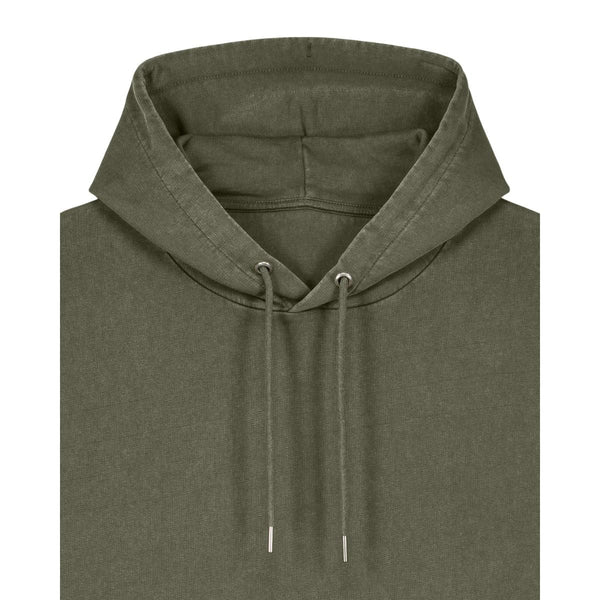 Felpa Con Cappuccio Unisex Garment Dyed In French Terry Archer Vintage - personalizzabile con logo