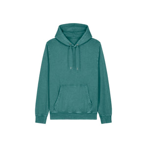 Felpa Con Cappuccio Unisex Garment Dyed In French Terry Archer Vintage - personalizzabile con logo