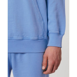 Felpa Con Cappuccio Unisex Garment Dyed In French Terry Archer Vintage - personalizzabile con logo