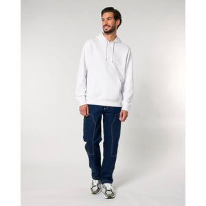 Felpa Con Cappuccio Unisex Iconic Cruiser 2.0 bianco / XS - personalizzabile con logo