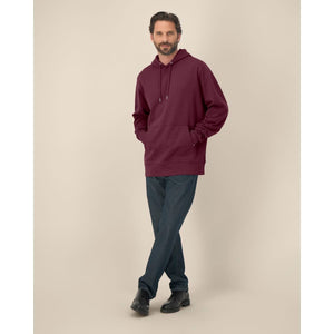 Felpa Con Cappuccio Unisex Iconic Cruiser 2.0 deep plum / XS - personalizzabile con logo