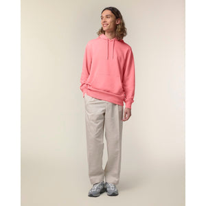Felpa Con Cappuccio Unisex In French Terry Archer pink joy / XXS - personalizzabile con logo
