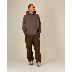 Felpa Con Cappuccio Unisex Oversized Slammer 2.0 marrone / XS - personalizzabile con logo