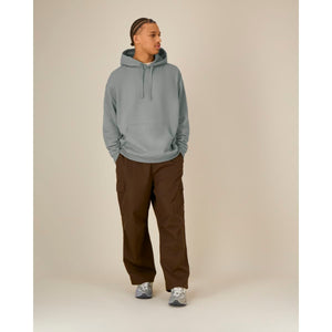 Felpa Con Cappuccio Unisex Oversized Slammer 2.0 misty grey / XS - personalizzabile con logo