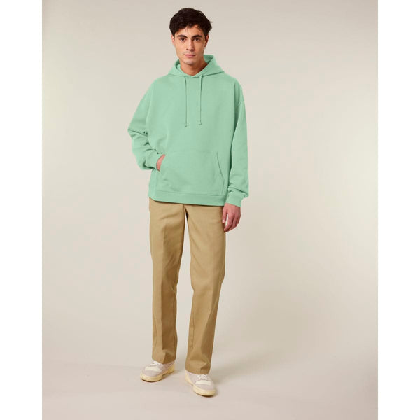 Felpa Con Cappuccio Unisex Oversized Slammer 2.0 verde / XS - personalizzabile con logo