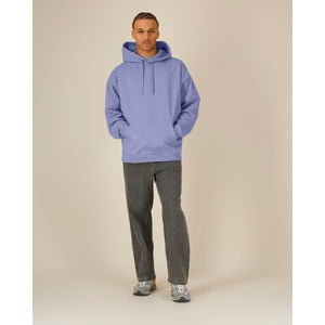 Felpa Con Cappuccio Unisex Oversized Slammer 2.0 viola / XS - personalizzabile con logo