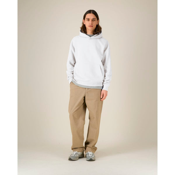 Felpa Con Cappuccio Unisex Relaxed Chaser bianco / XXS - personalizzabile con logo