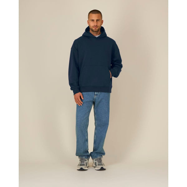 Felpa Con Cappuccio Unisex Relaxed Chaser blu navy / XXS - personalizzabile con logo
